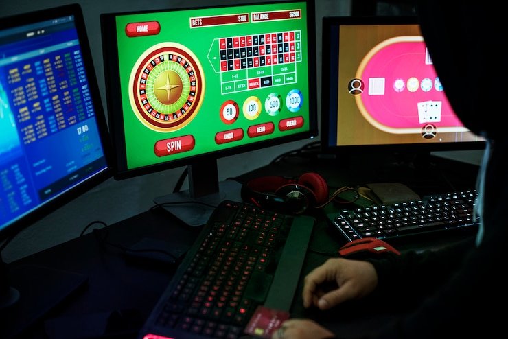 Live baccarat table with professional dealer streaming in HD on erek2 75